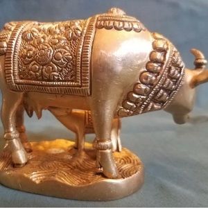 New high quality Brass statues cow and calf